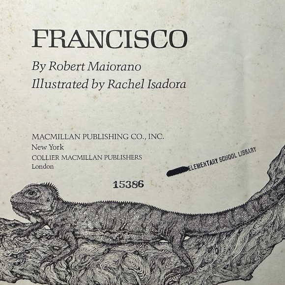 Francisco (1978) by Robert Maiorano: Vintage Children's Book | HC/DJ 1st Ed.​ - Picture 2 of 8